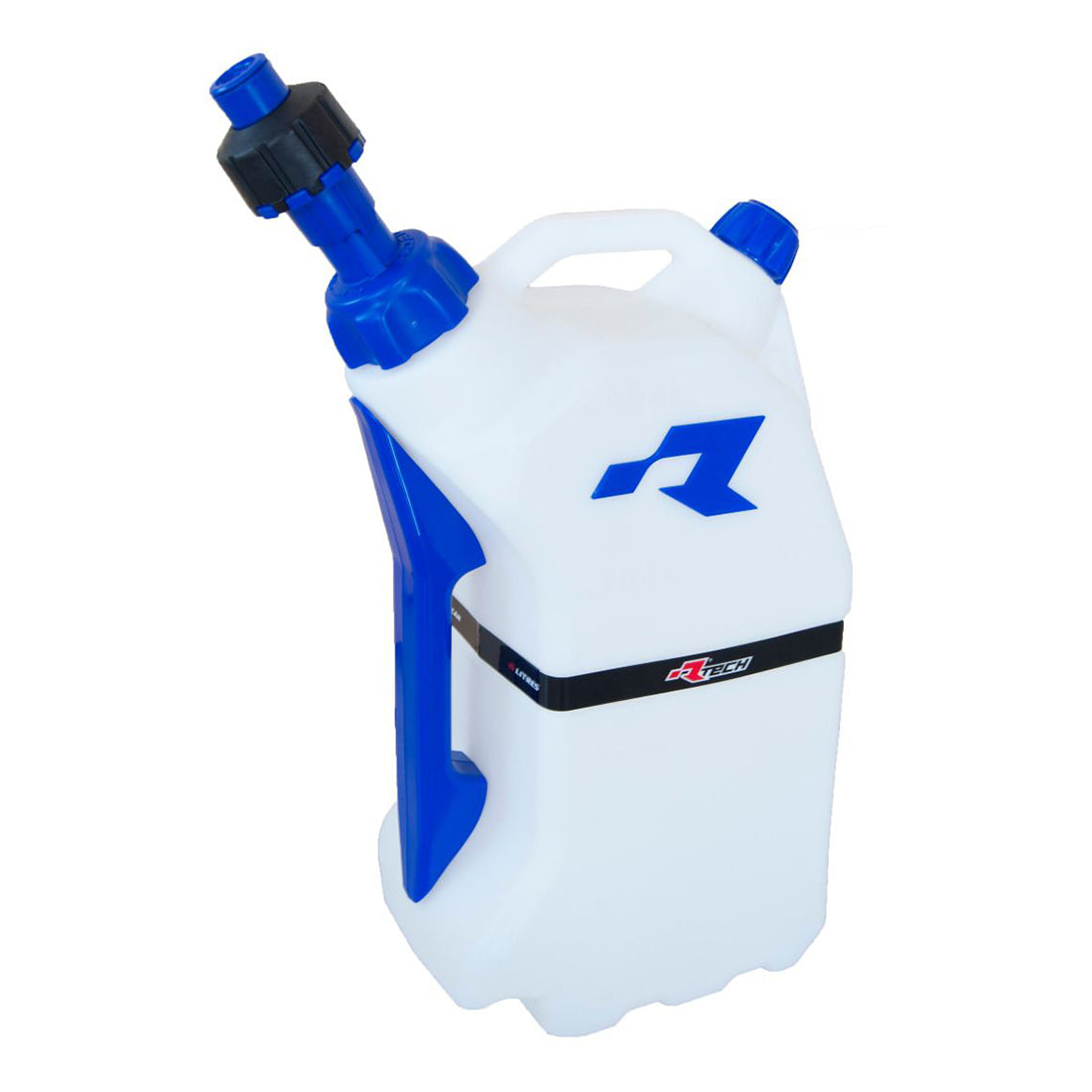 Racetech Fuel Can (15L) w/Quick Fill System Clear / Blue