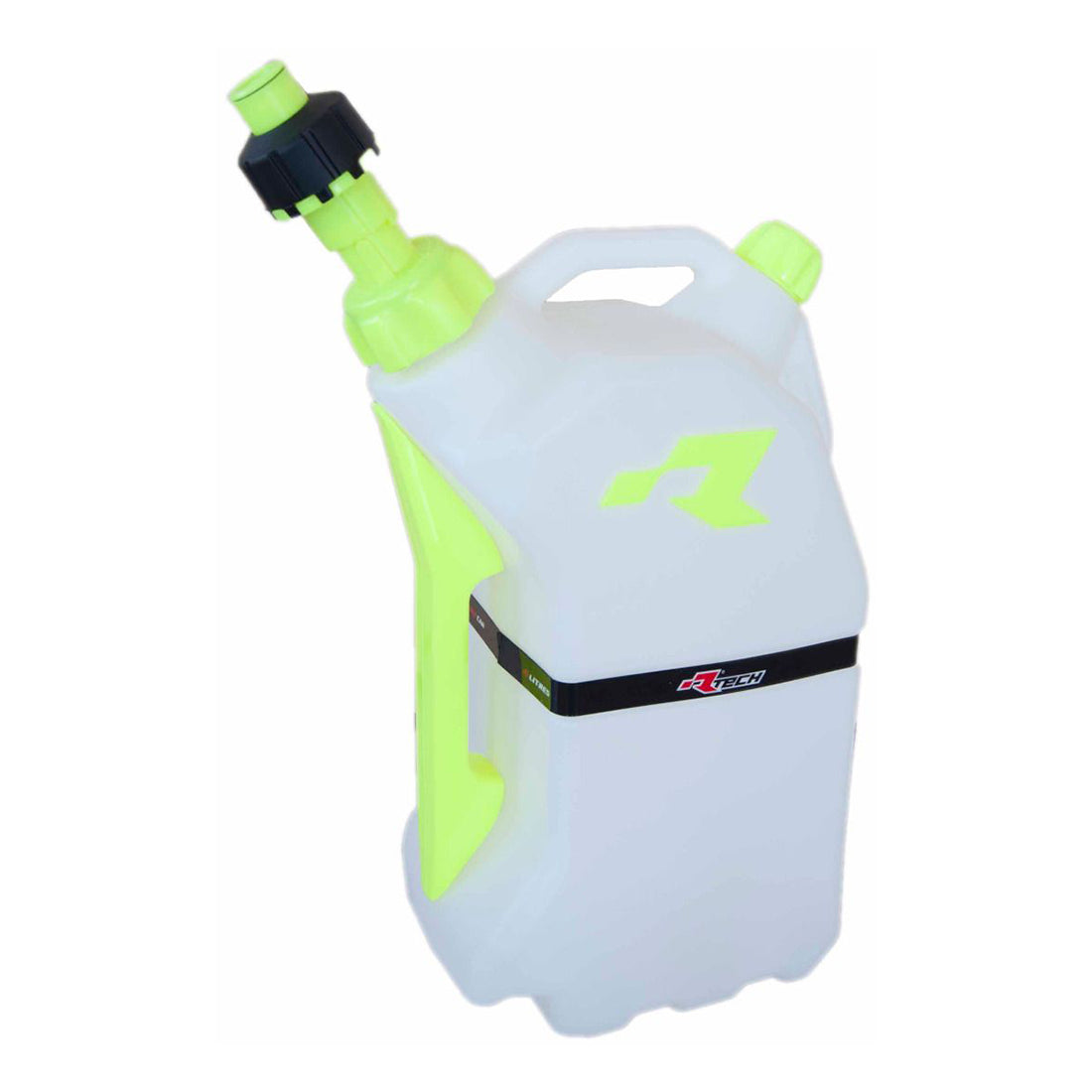 Racetech Fuel Can (15L) w/Quick Fill System Clear / Yellow