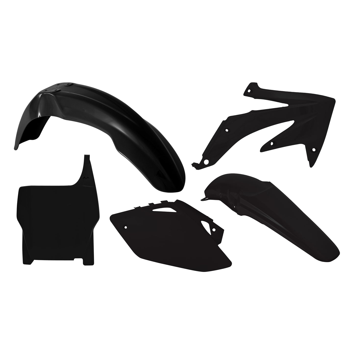 Racetech Plastic Kit CRF450 05-06 (5 pcs) Black