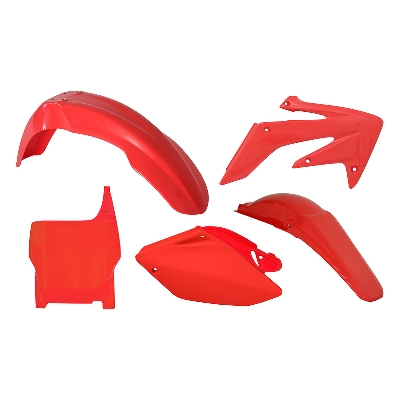 Racetech Plastic Kit CRF250 04-05 (5 pcs) Red