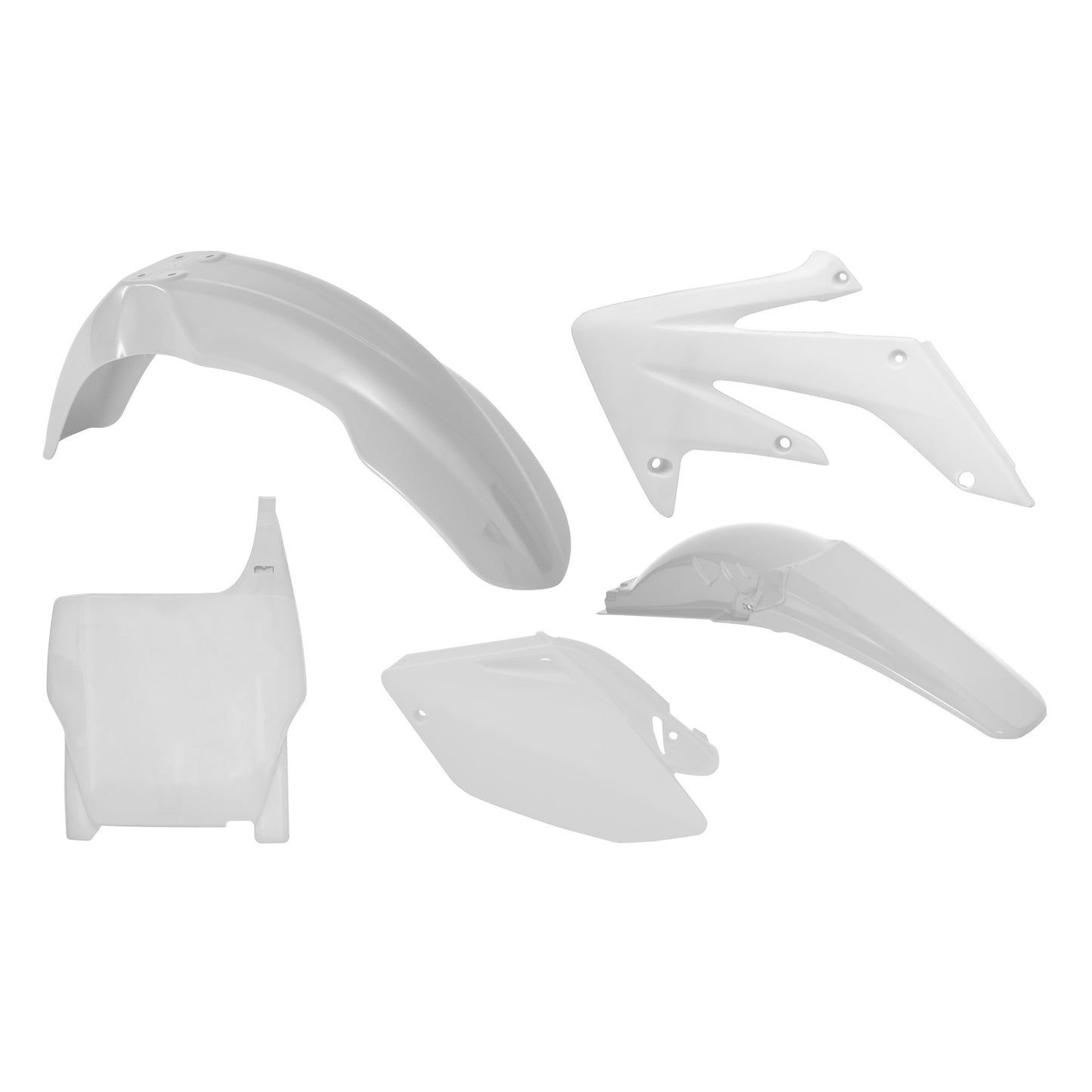 Racetech Plastic Kit CRF250 04-05 (5 pcs) White