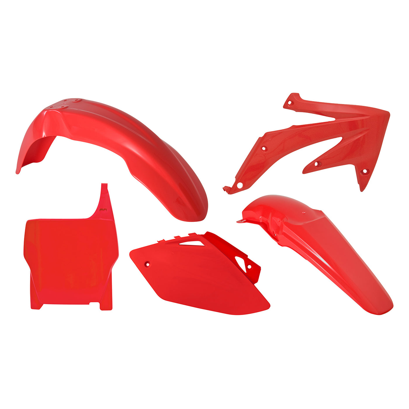 Racetech Plastic Kit CRF450 07 (5 pcs) Red