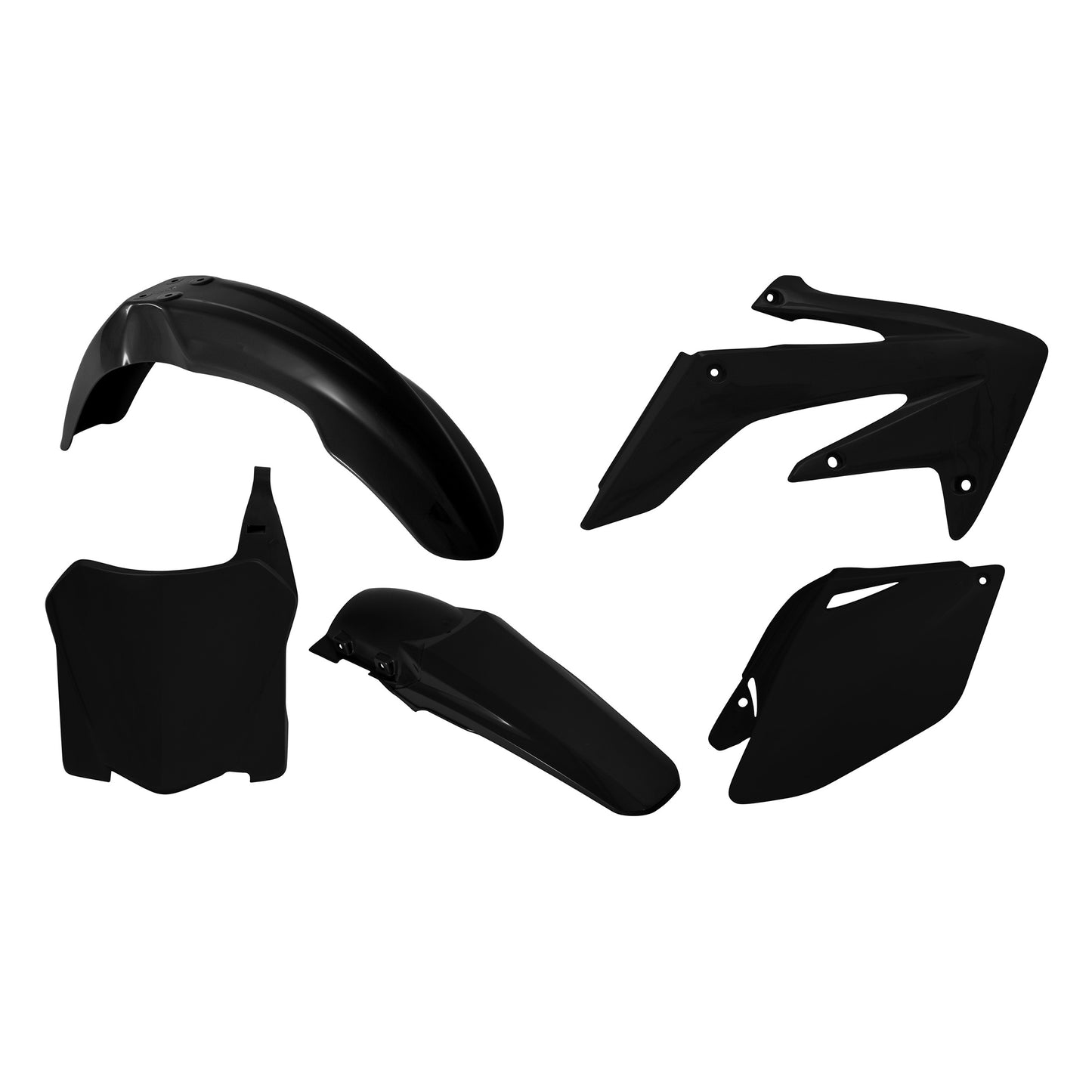 Racetech Plastic Kit CRF250 08-09 (5 pcs) Black