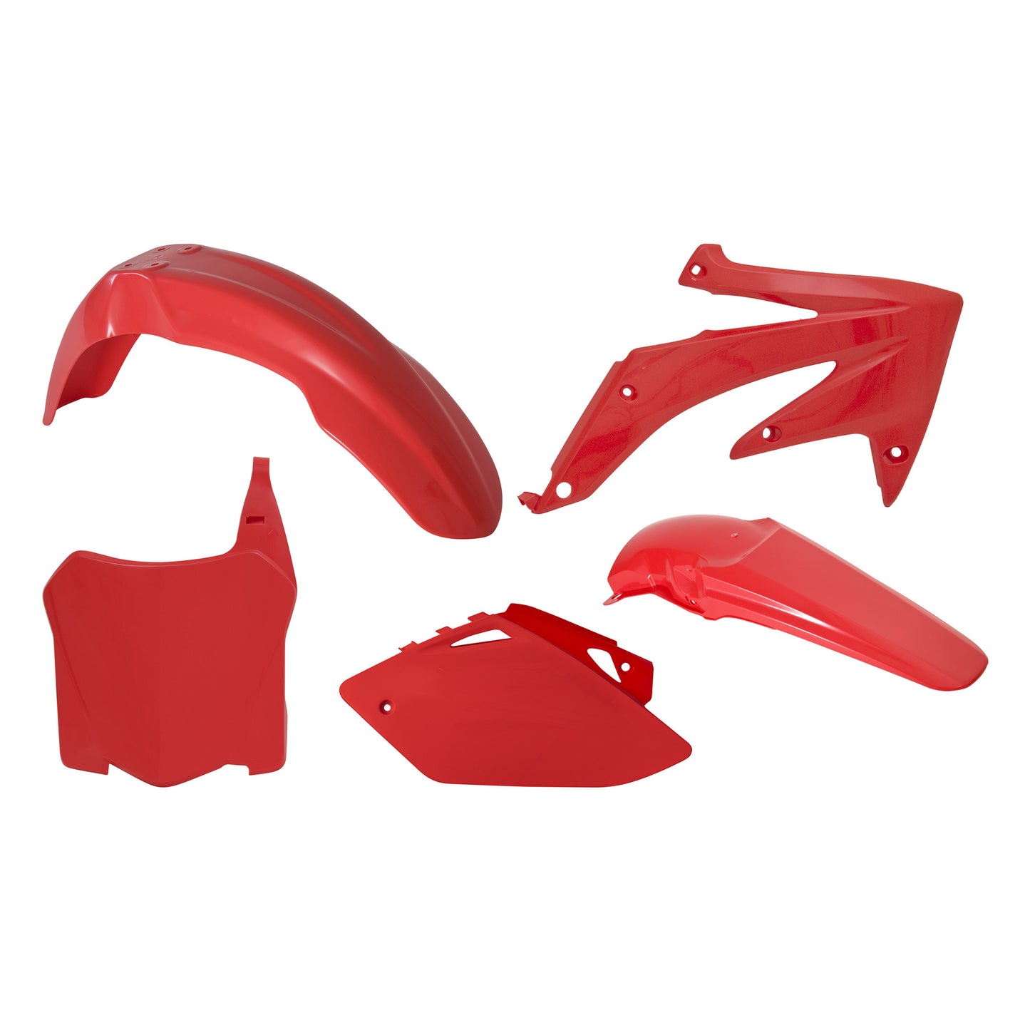 Racetech Plastic Kit CRF450 08 (5 pcs) Red