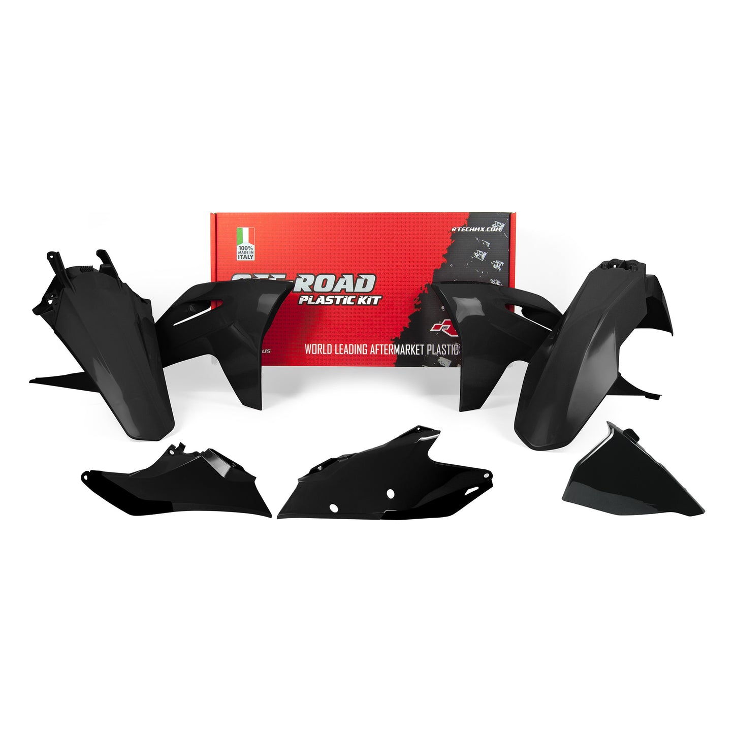 Racetech Plastic Kit EC/ECF 250-350 21-23 (5 pcs) Black