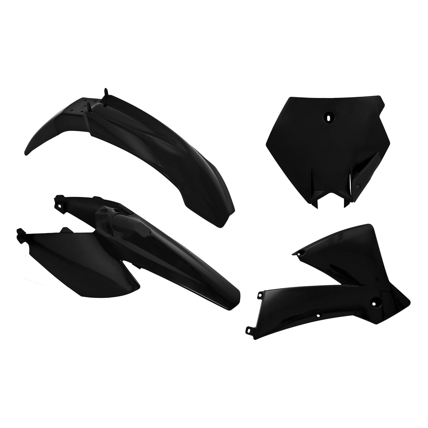 Racetech Plastic Kit SX85 06-12 (4 pcs) Black