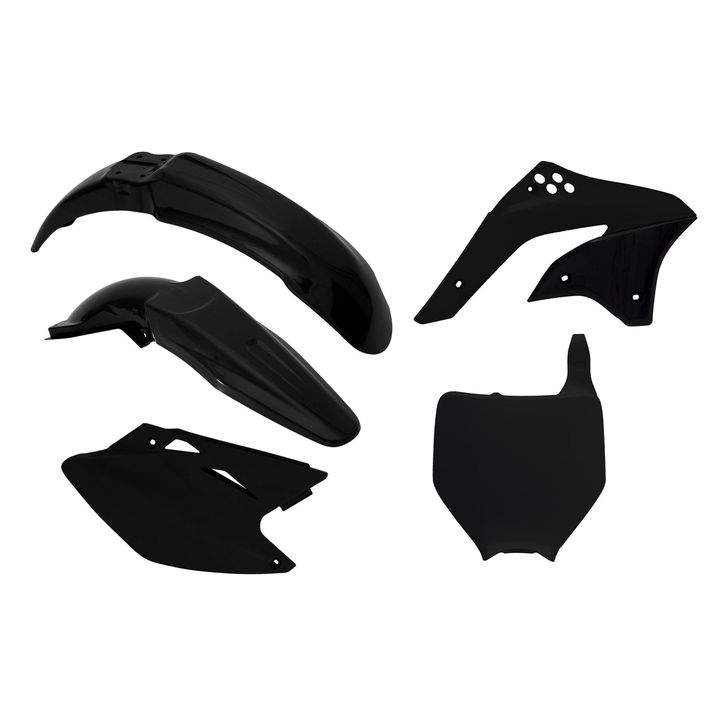 Racetech Plastic Kit KXF450 06-08 (5 pcs) Black