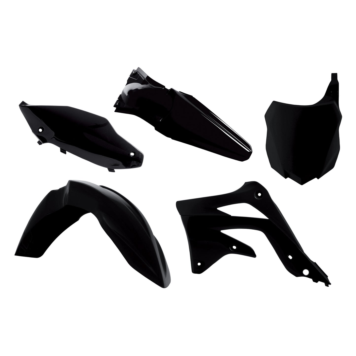 Racetech Plastic Kit KXF450 13-15 (5 pcs) Black