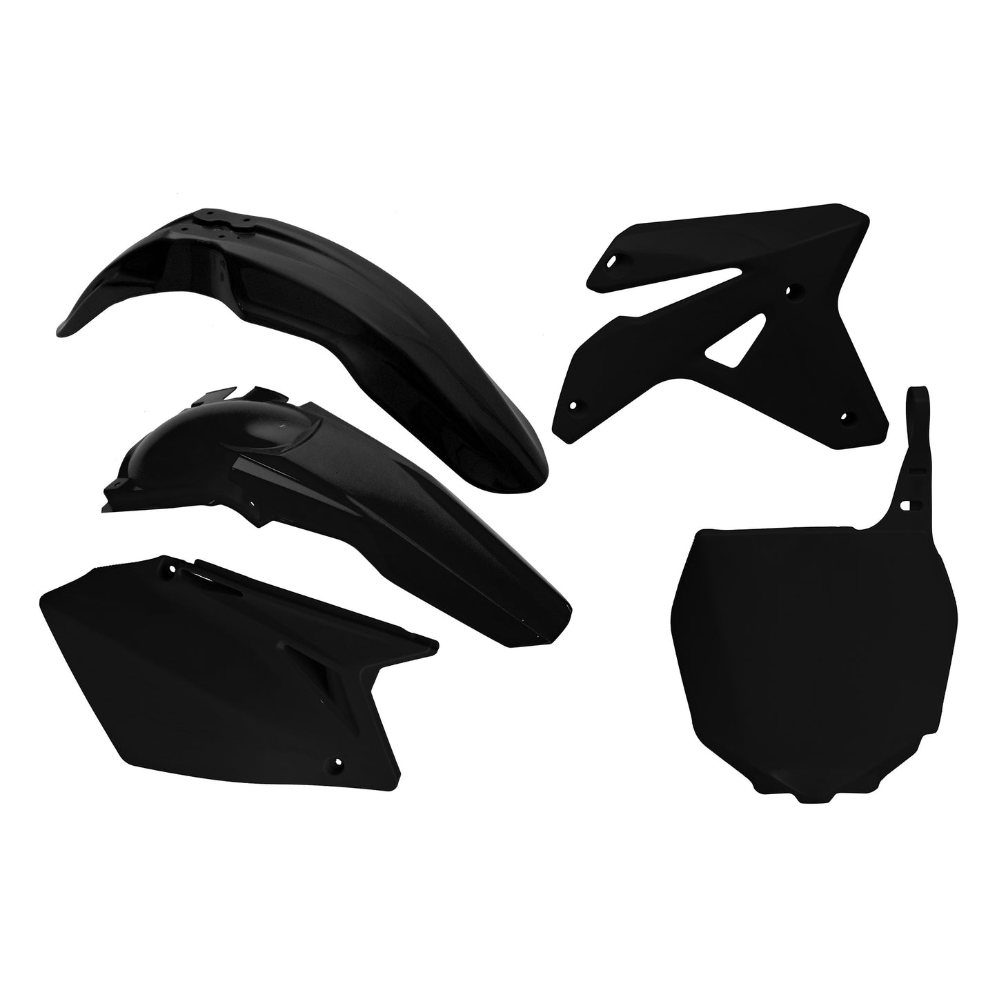 Racetech Plastic Kit RMZ450 07 (5 pcs) Black