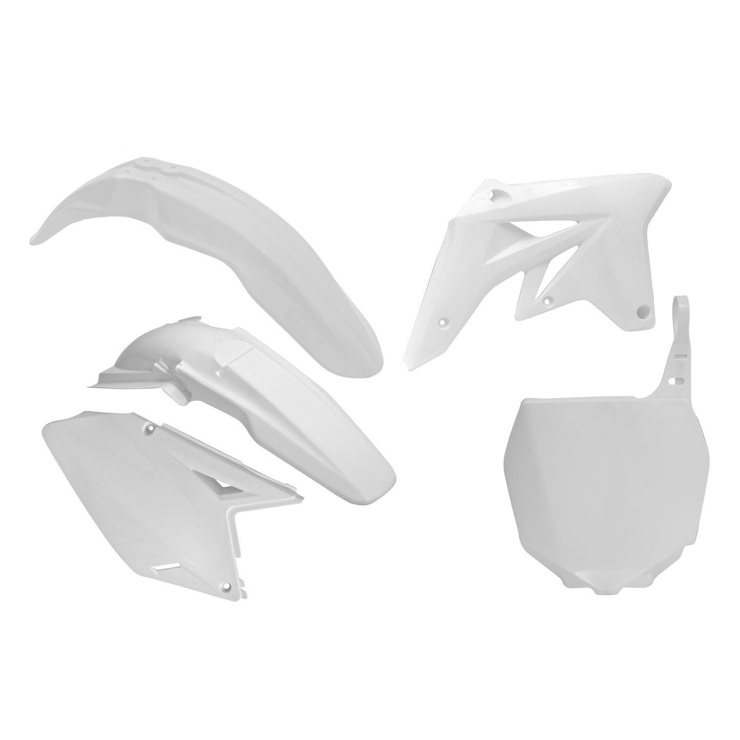 Racetech Plastic Kit RMZ250 07-09 (5 pcs) White