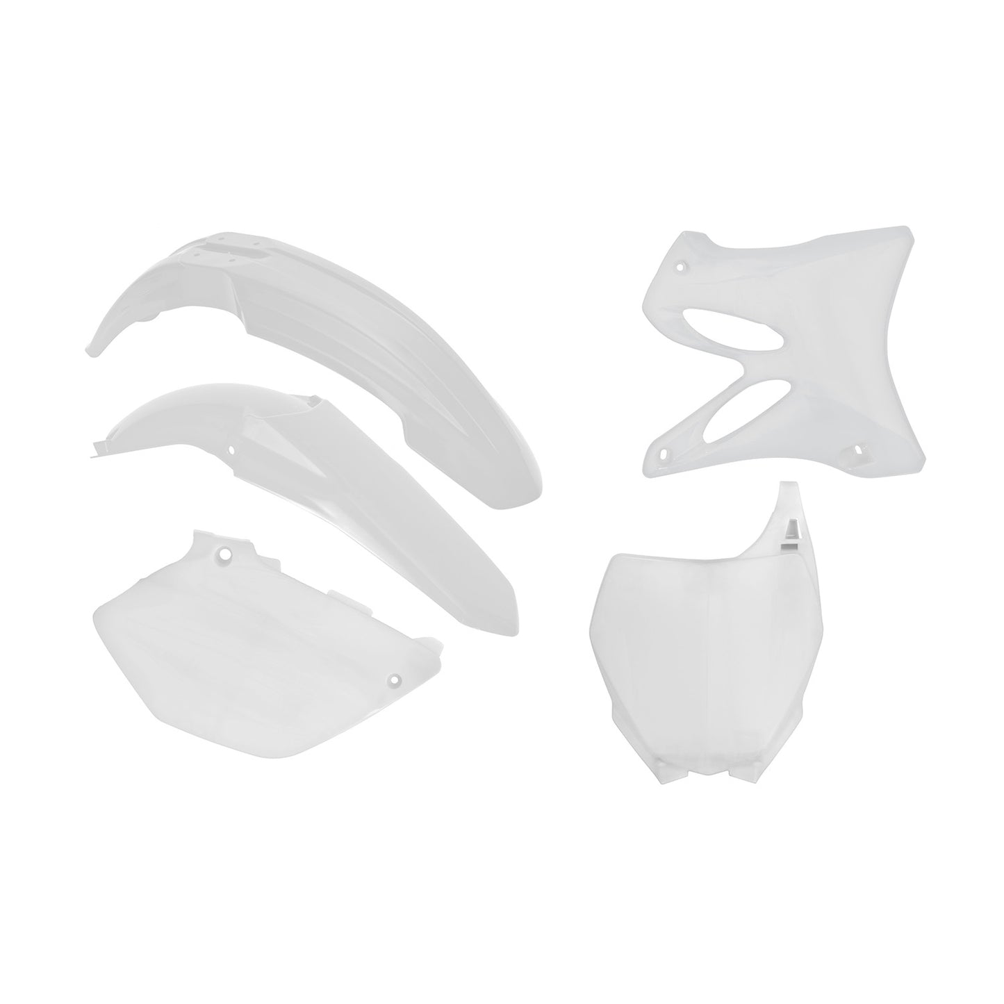 Racetech Plastic Kit YZ125/250 06-14 (4 pcs) White