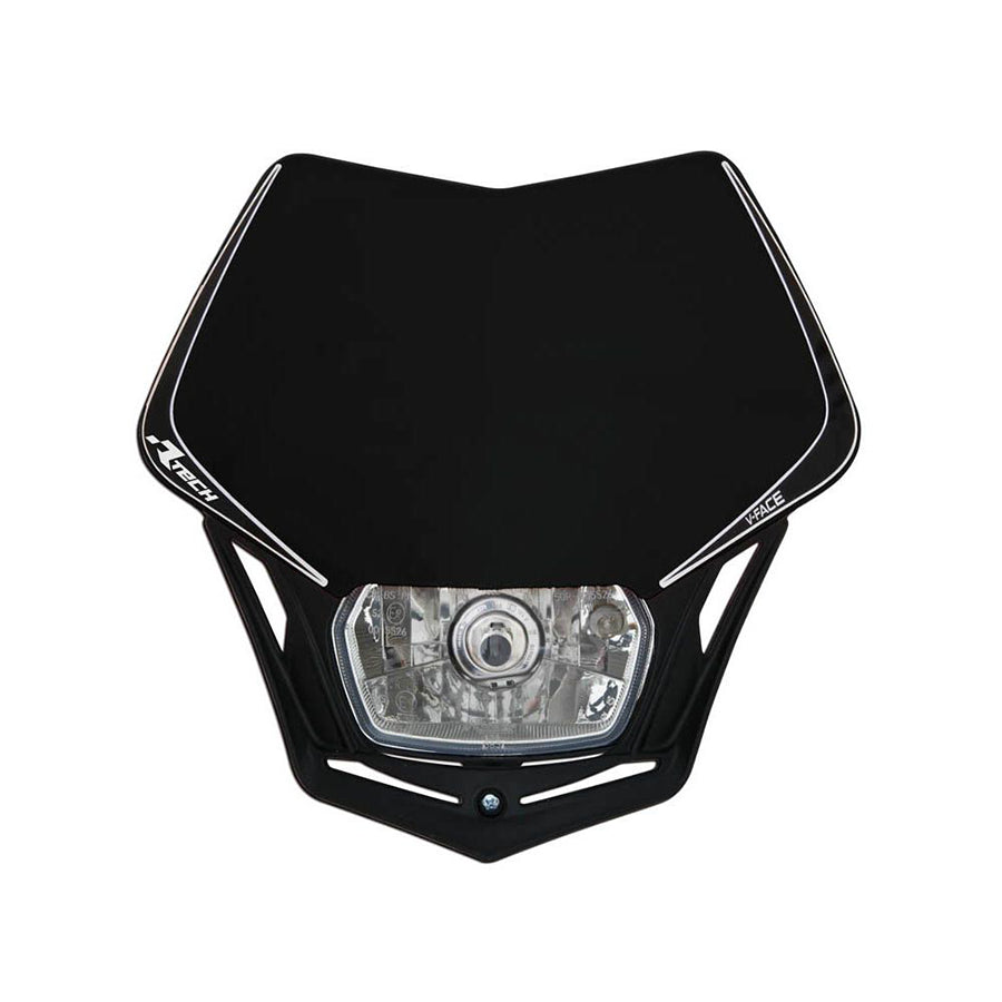 Racetech V-Face Headlight Black