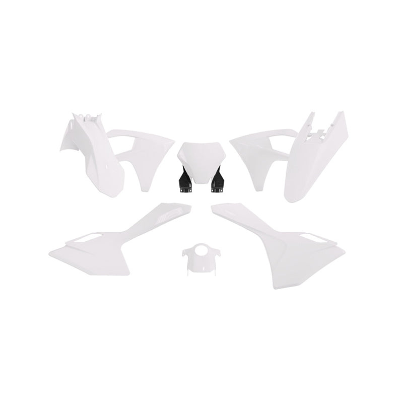 Racetech Plastic Kit MC125/250/EXF250/350/450 24-26 (6 pcs) White