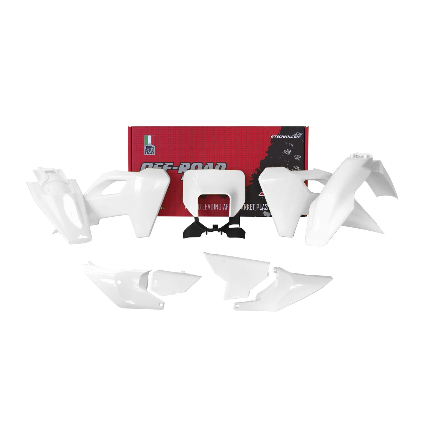 Racetech Plastic Kit FE150/250/300/350/450 24 (7 pcs) White