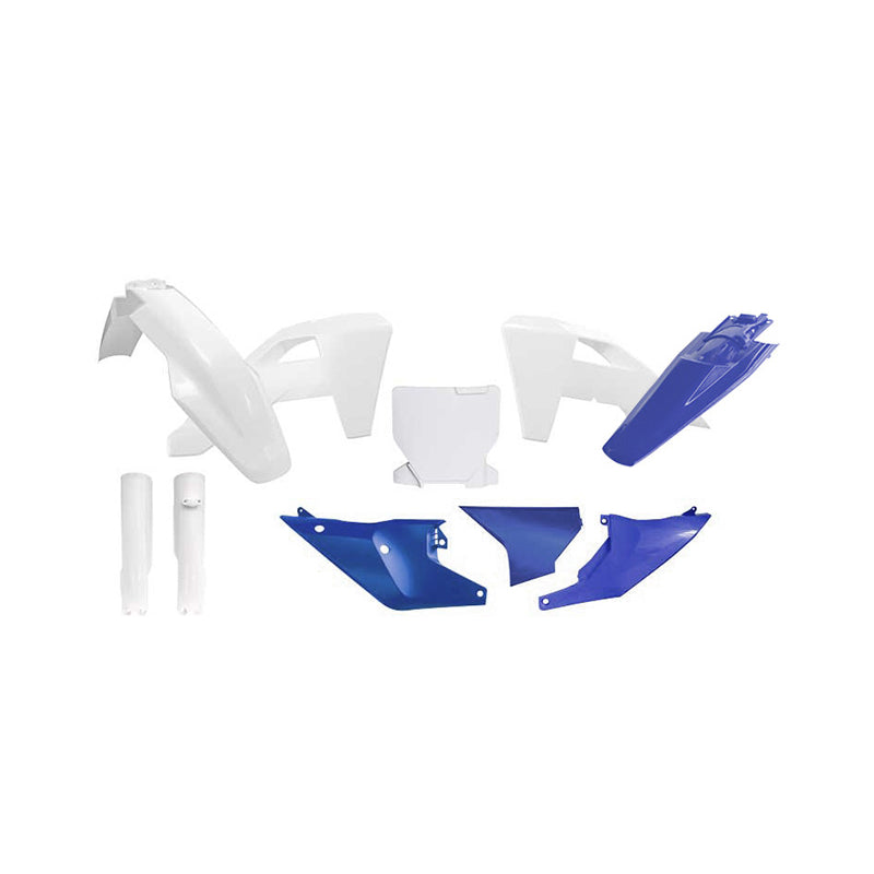 Racetech Plastic Kit FC250/350/450/TC125/150/250 25 (7 pcs) White / Husqvarna Lemon Yellow
