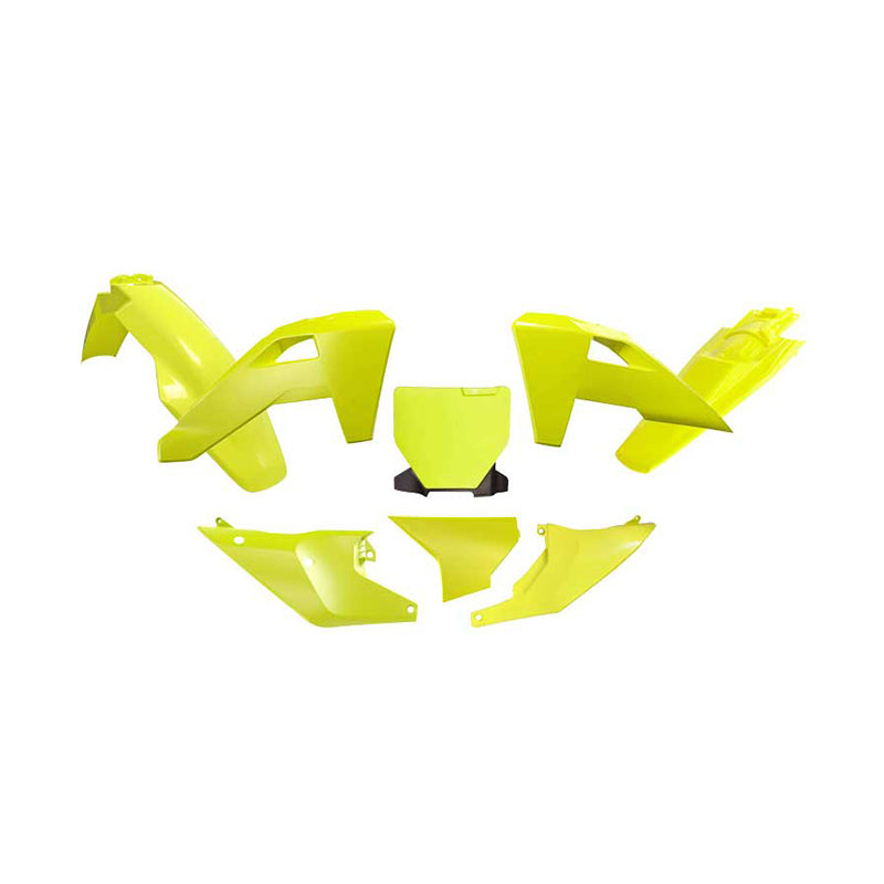Racetech Plastic Kit FC250/350/450/TC125/250/300 25 (6 pcs) Husqvarna Lemon Yellow
