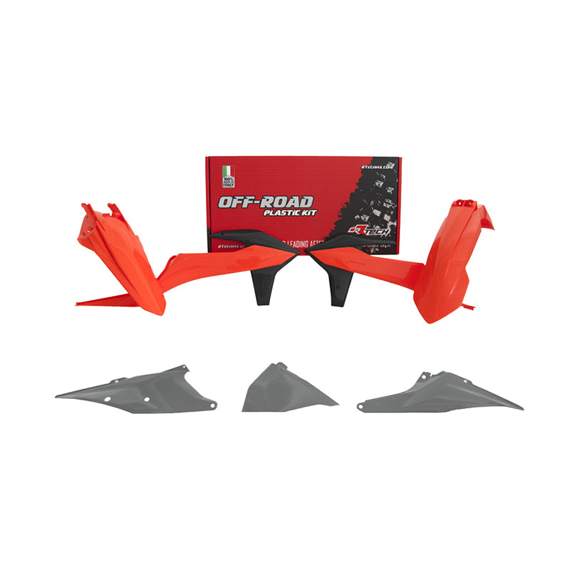 Racetech Plastic Kit EXC/EXCF125/250/300/350 20-23 (5 pcs) OEM / KTM Orange / Black / Grey