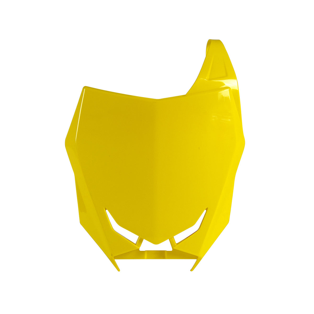Racetech Front Number Plate RMZ250 19-24/RMZ450 18-24 Suzuki Yellow