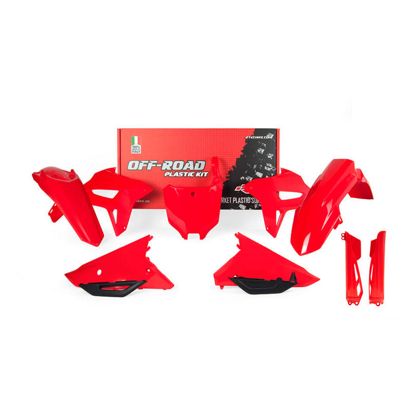 Racetech Plastic Kit CRFR250 22-24/CRFR450 21-24 (5 pcs) Honda Red