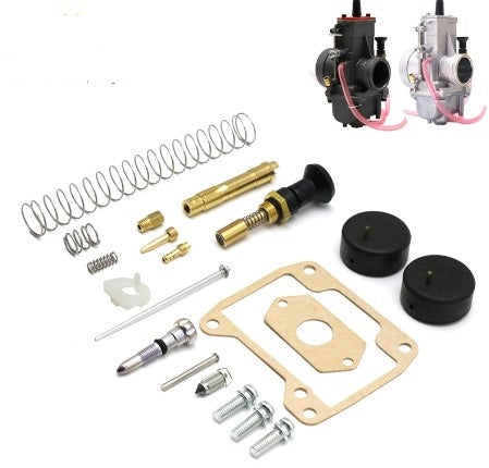 MIKUNI TM38 CARBURETTOR REPAIR REBUILD KIT FLOAT GASKET JETS CHOKE NEEDLE STARTER