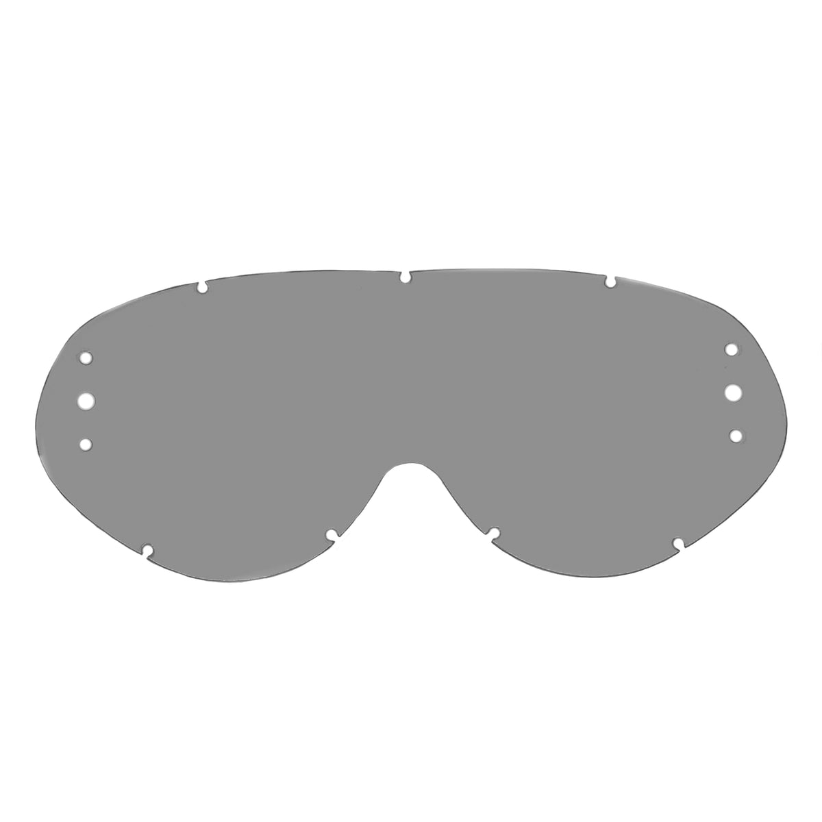 HYBRID ROLL OFF LENS SMOKE, ANTI FOG, ANTI SCRATCH, LSR201