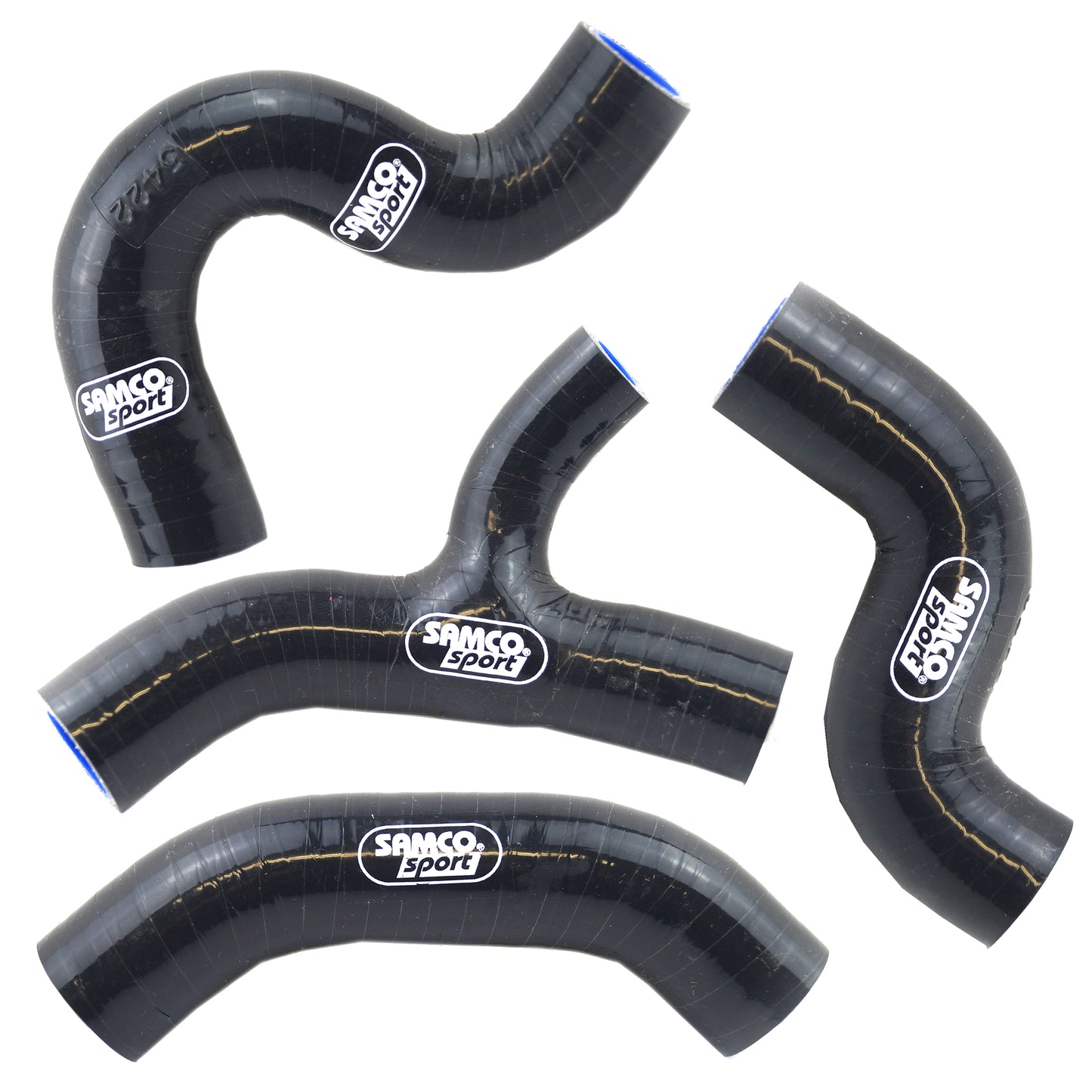 Husqvarna FE 450 2017 - 2019 4 Piece OEM Replacement Samco Sport Silicone Radiator Coolant Hose Kit