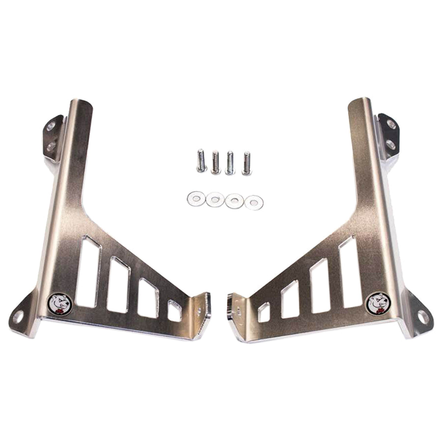 AXP Radiator Braces (Blue) Yamaha YZ250F 19-22 YZ450F 18-22 YZF450X 19-22