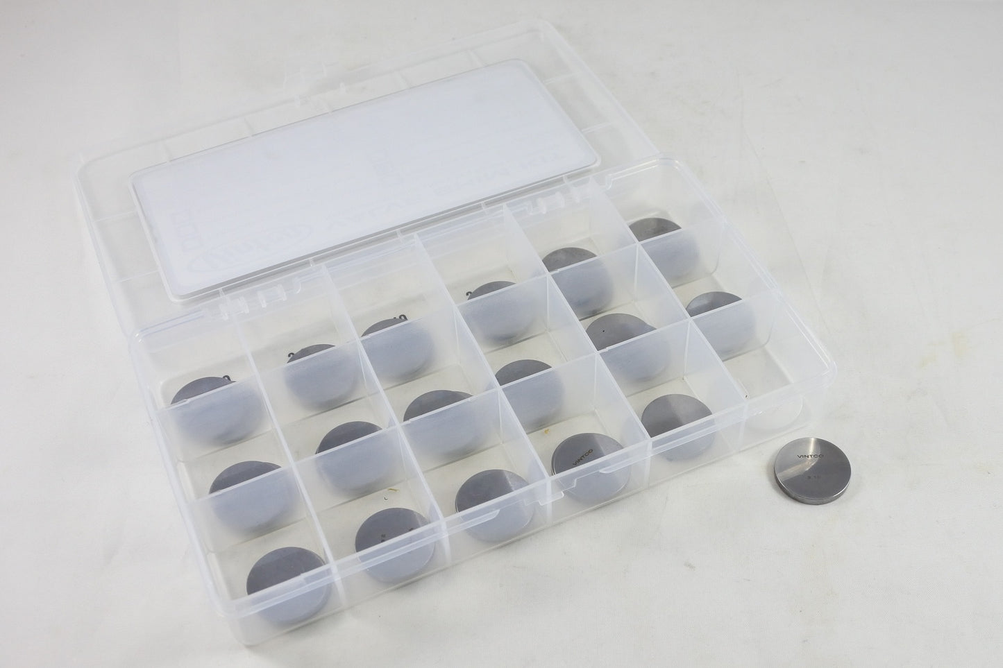 VALVE SHIM KIT 25mm 2PCS EACH SIZE 2.30-3.10mm 0.05mm INCREMENTS VINTCO 25SHIMKIT