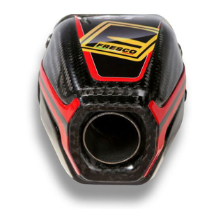 Fresco Silencer Carbon End Cap (Inc Rivets)