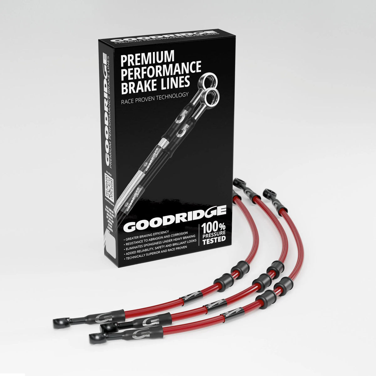 Goodridge KW1400-3FCBK-RD: manufacturer representative image; selected specification stated in listing.