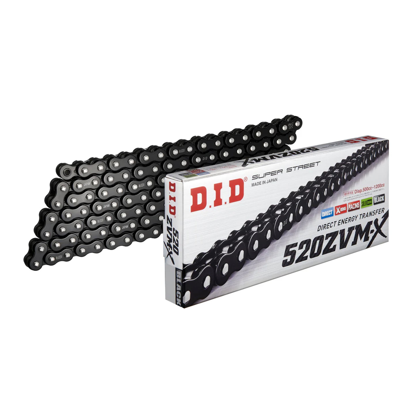DID 520ZVM-X BLACK CHAIN 120L ZJ DID520ZVMX120