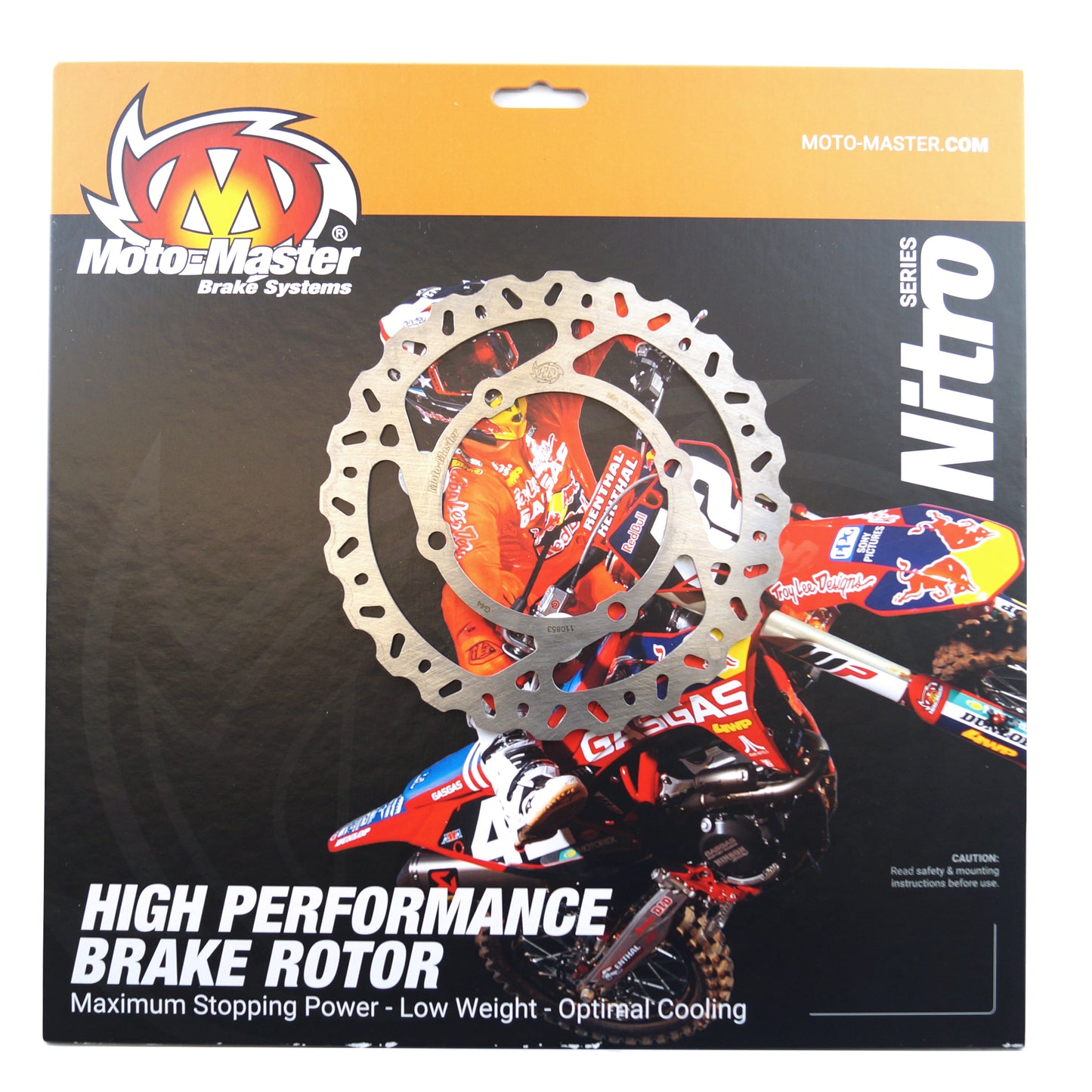 DISC BRAKE FRONT/REAR KTM 50SX NITRO, MOTO-MASTER 110853