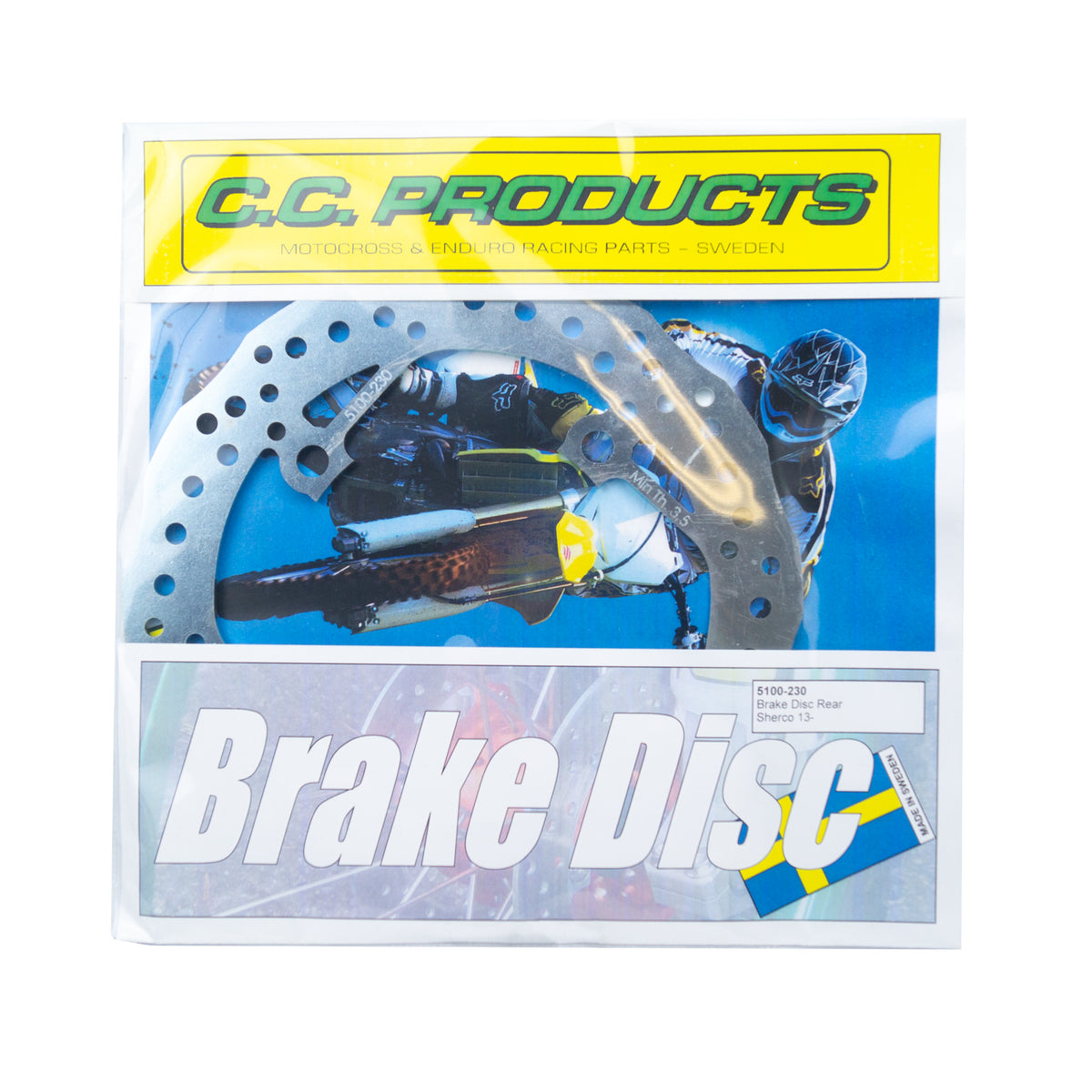 DISC BRAKE REAR SHERCO 13-ON, CROSS-CENTER PRODUCT 5100-230