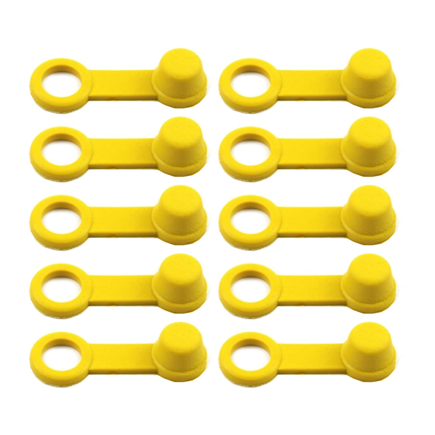 TRADE PACK 10 RUBBER CAPS YELLOW, TRADE £0.40 EA. BLEED NIPPLE COVER CAP