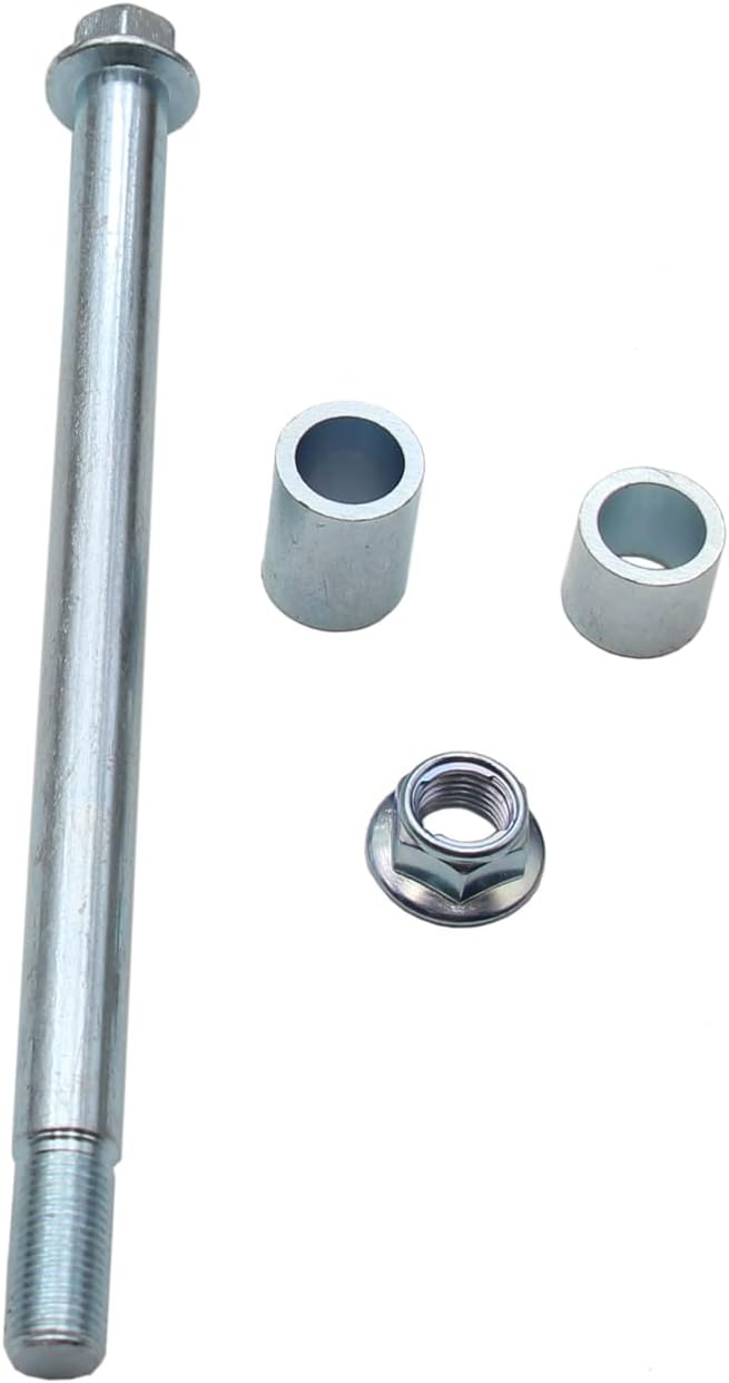 15mm PITBIKE FRONT WHEEL SPINDLE 250mm WITH 36mm & 25mm SPACERS