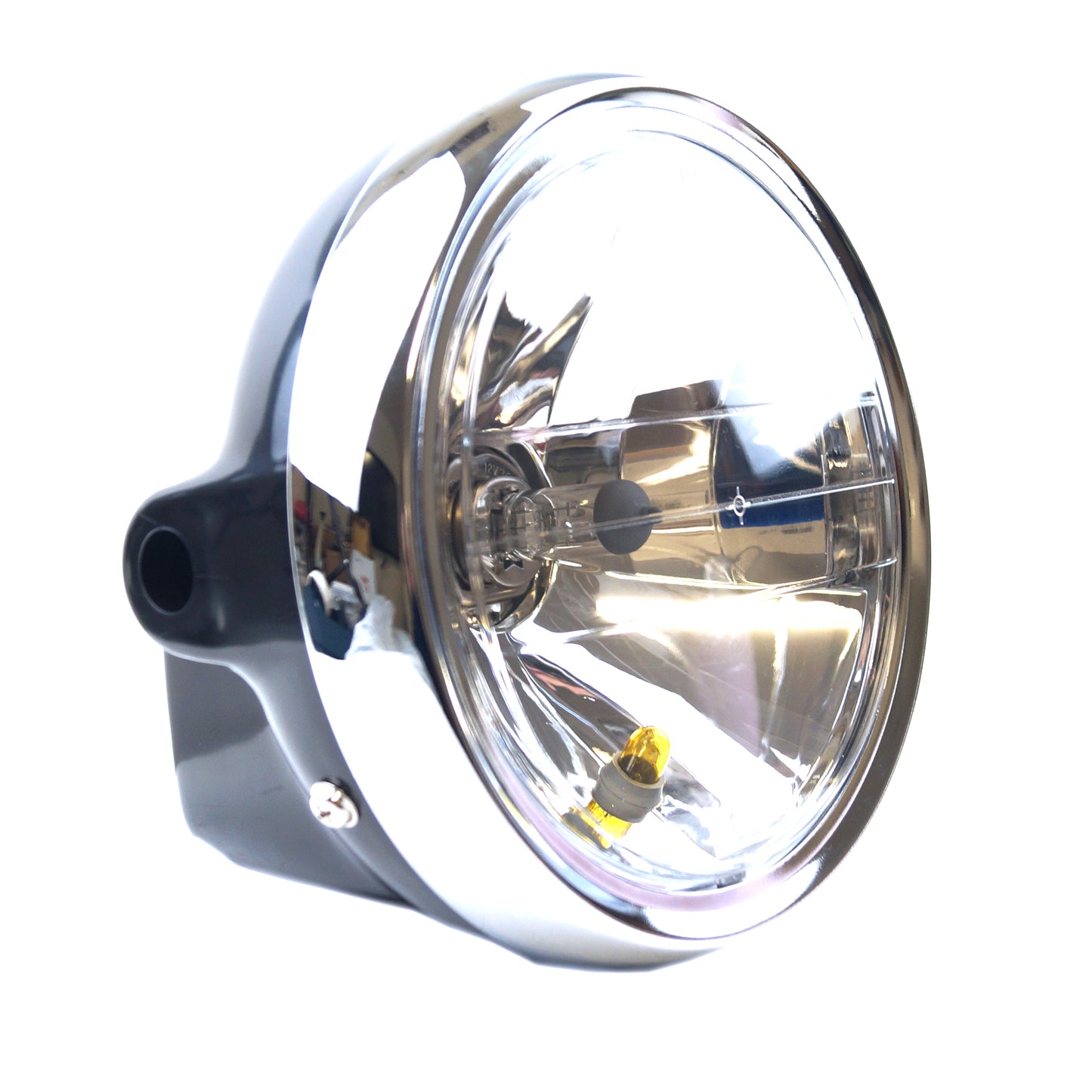 HEADLIGHT ROUND 170mm BLACK