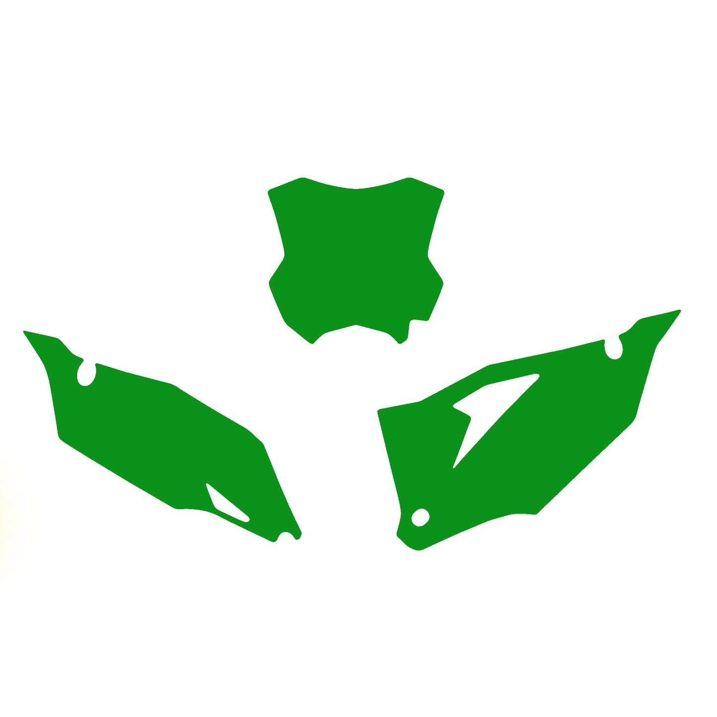 2019-23 KXF 450 BACKGROUNDS, GREEN BLACKBIRD 3420/30