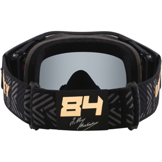 OAKLEY AIRBRAKE MX HERLINGS SIGNATURE BLACK/GOLD, 24K IRIDIUM LENS