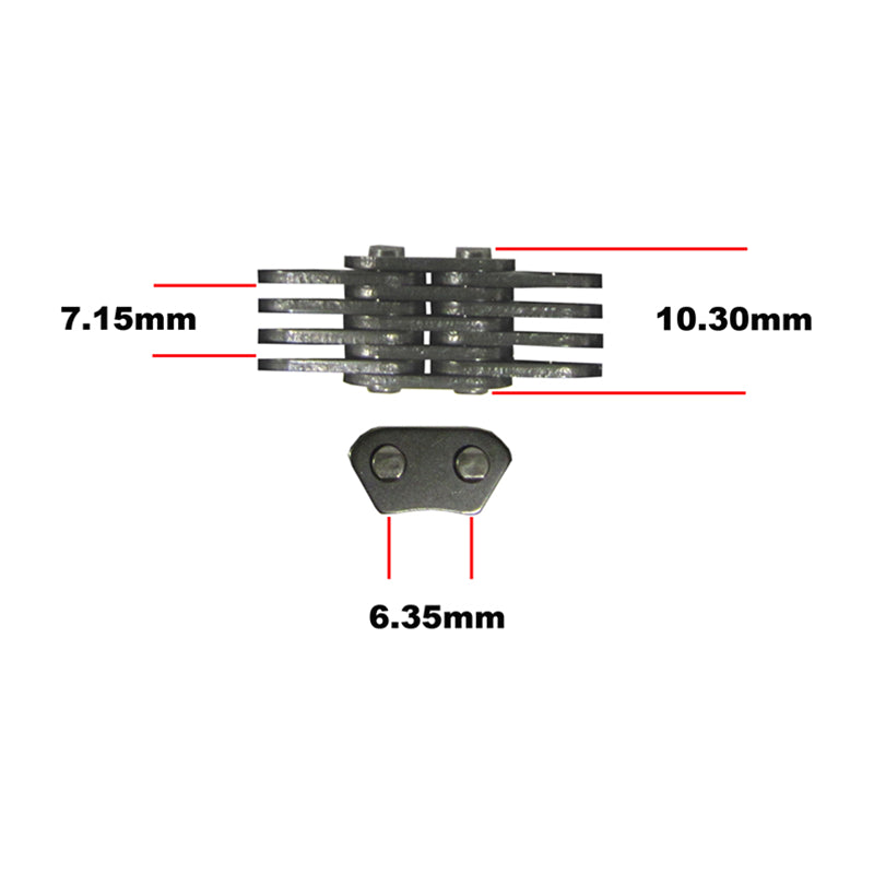 Tourmax Link Rivet Cam Chain SC0412H ID