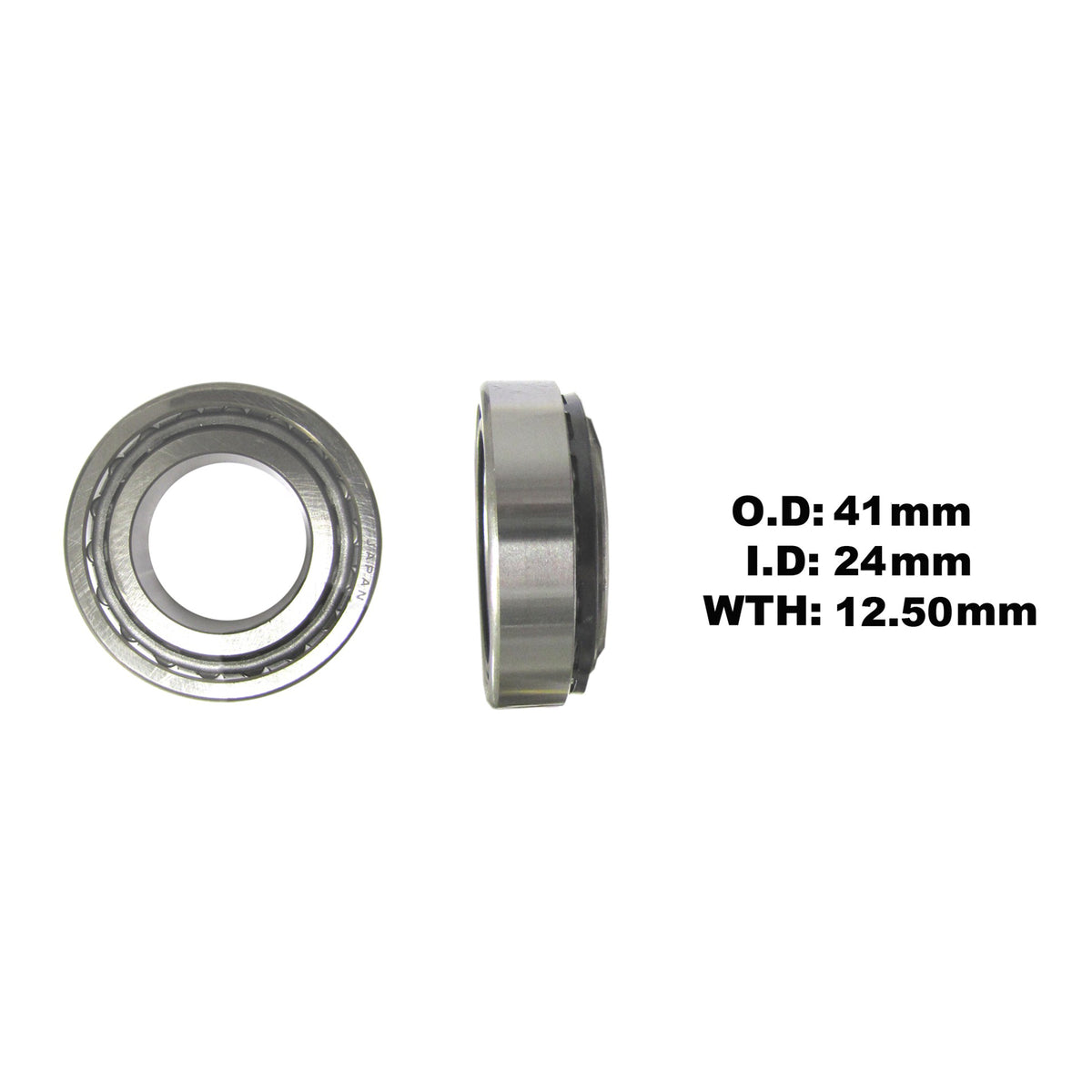 Tourmax Steering Taper Bearing 24 x 41 x 12.5