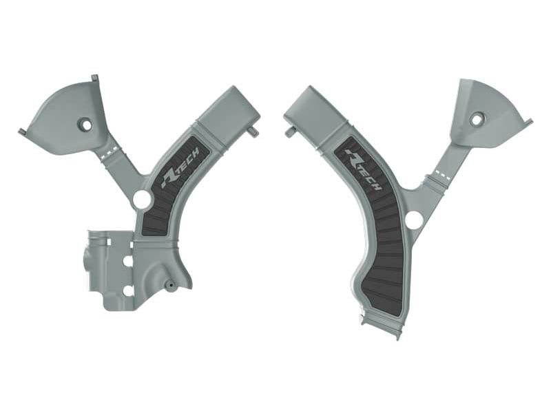 GRIPPY FRAME GUARD TRIUMPH TF 24-26 GREY/BLACK, R-TECH R-PRTTRIGRNR0