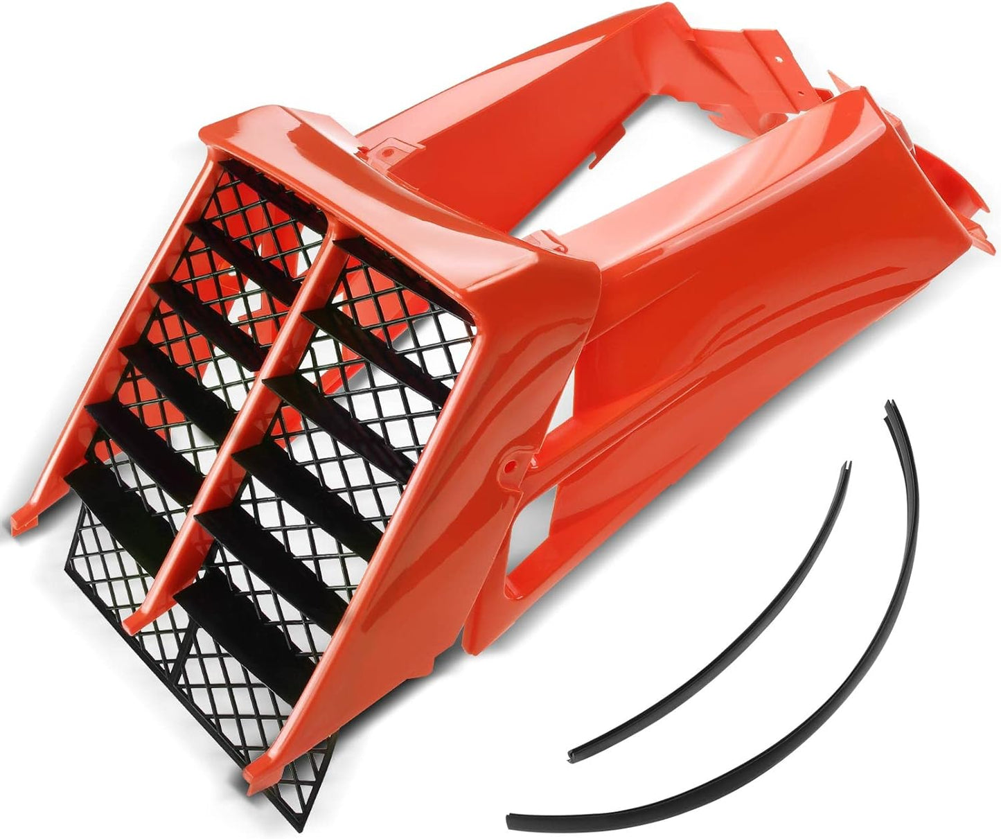 TANK SIDE COVERS & RADIATOR SHROUDS ORANGE KIT YAMAHA BANSHEE YFZ350 1987-2006