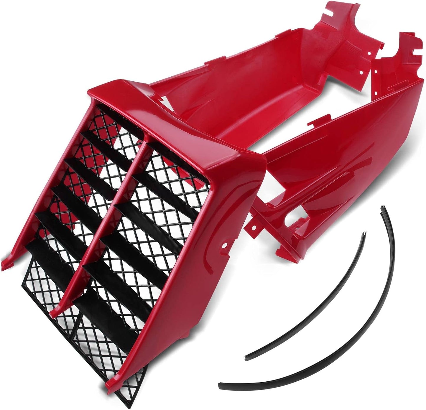 TANK SIDE COVERS & RADIATOR SHROUDS RED KIT YAMAHA BANSHEE YFZ350 1987-2006