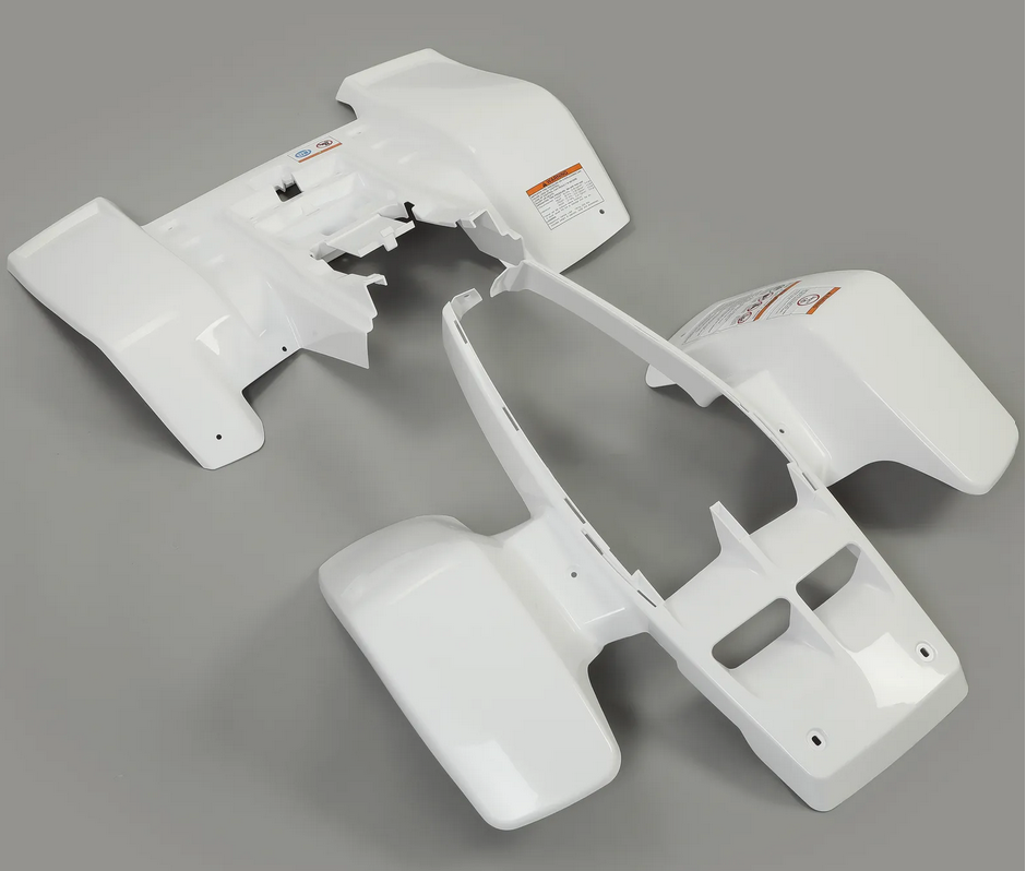 PLASTIC BODY SET WHITE YAMAHA BANSHEE YFZ 350 1987-2006 2GU-W2151-B1-00 2GU-W2161-B1-00