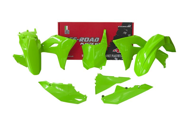 Kawasaki KX KXF KX-F 450 Plastic Kit / Body Set – Neon Green – 2024