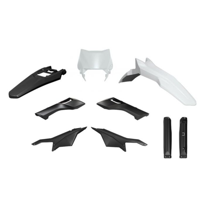 Surron Ultra Bee Plastic Kit / Body Set – Whitte & Black – 2023–2024