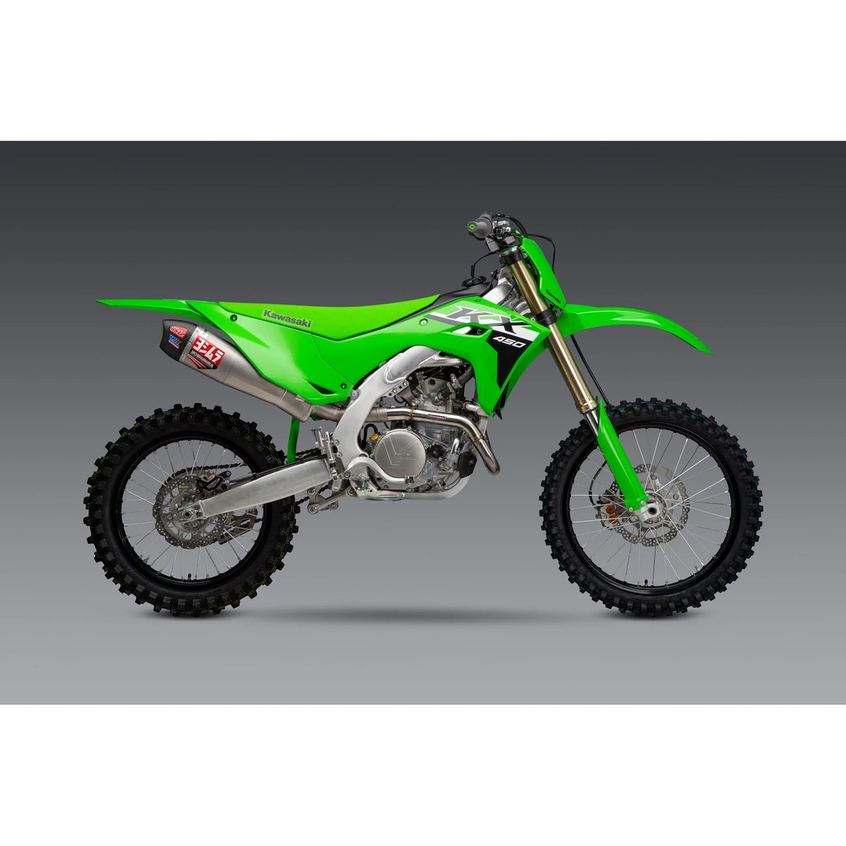 Yoshimura RS-12 Full Exhaust System (S.Steel/Alu/Carbon Cap) Kawasaki KX450F 24