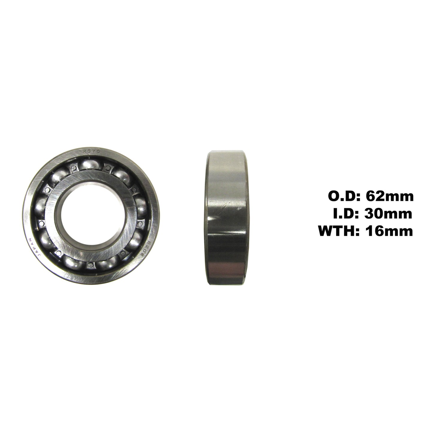 Koyo by JTEKT Bearing 6206 C4