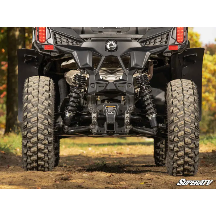 CANAM MAVERICK TRAIL LOW PROFILE WHEEL ARCH FENDER FLARES MUD GUARDS, SUPER ATV FF-CA-T