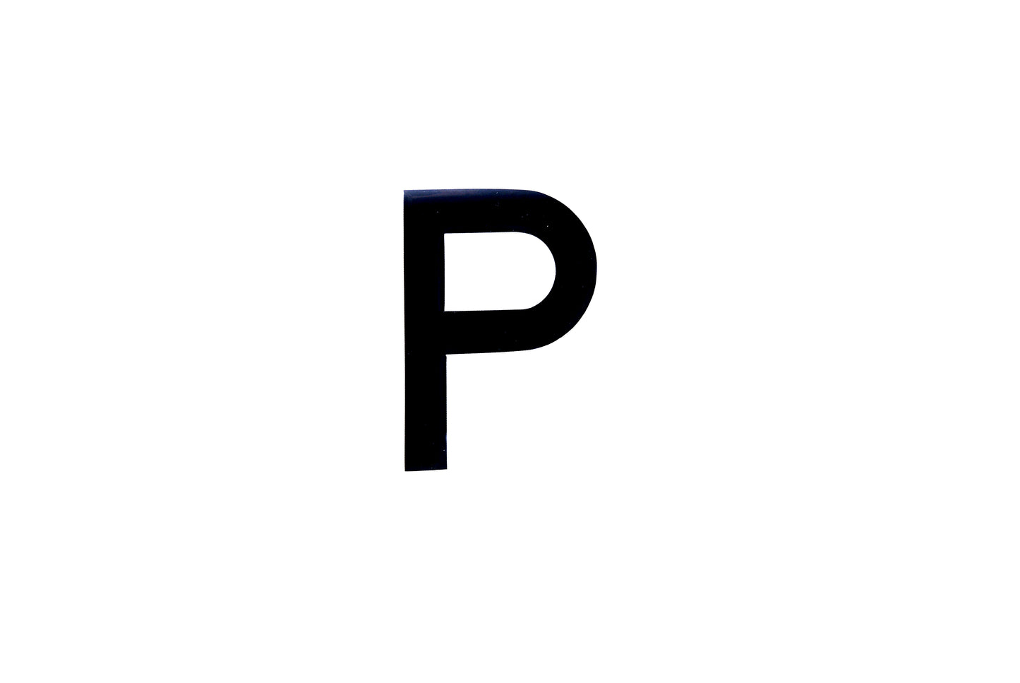 NUMBER PLATE DIGITS P EACH